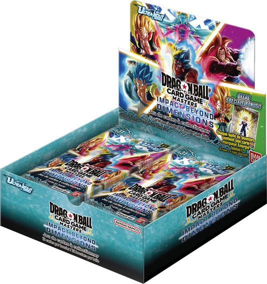 Display Dragon ball - BT31 - Ultra-Bout 4 Impact Beyond Dimensions - Boite de 24 boosters FR