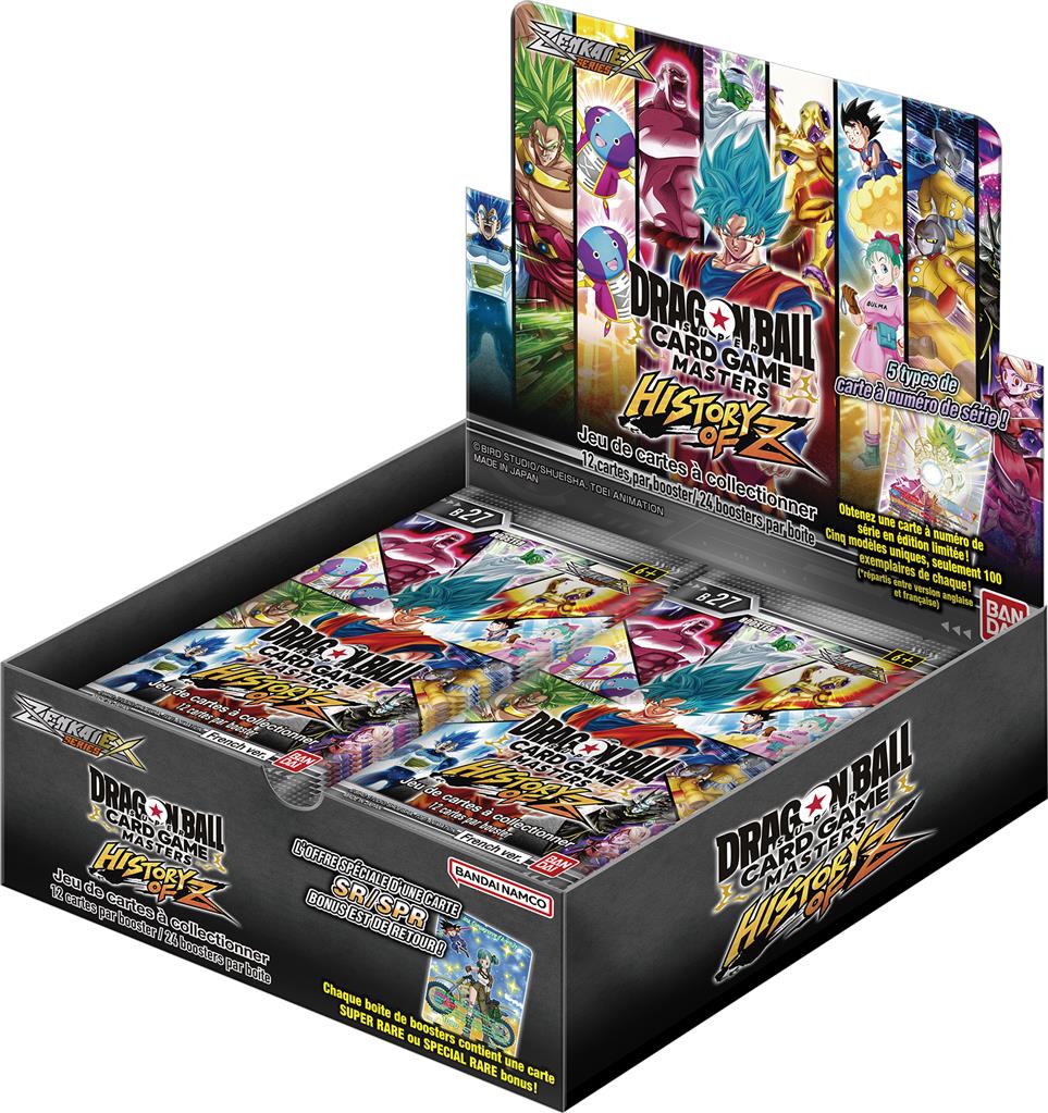 Dragon Ball : Booster Zenkai 10 -HISTORY OF Z- [DBS-B27] Display (24 boosters) FR