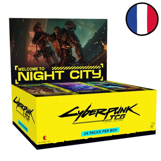 Display Cyberpunk TCG FR - Boîte de Boosters Welcome to Night City