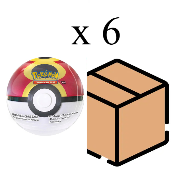Case de x6 Pokeball Tin 2025