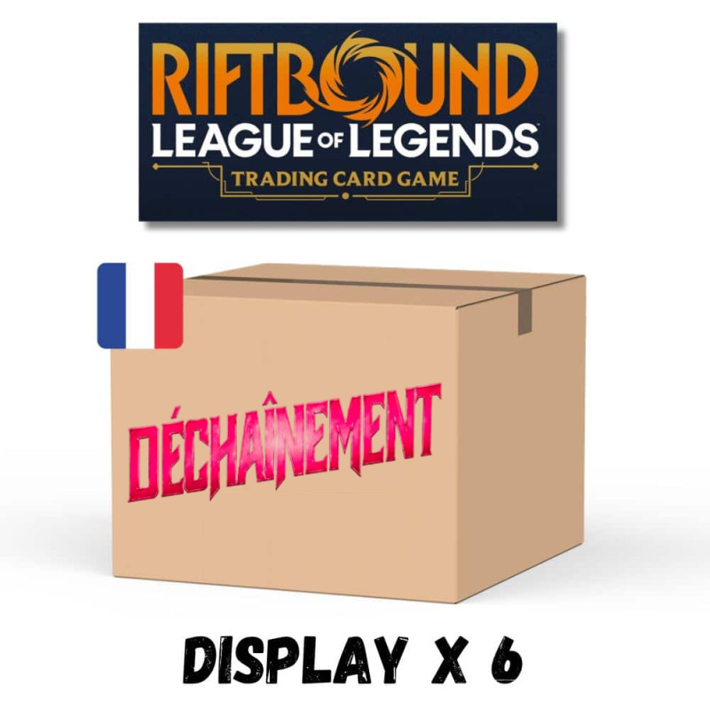Display de 24 boosters - Set 3 Déchaînement FR - Riftbound : LoL TCG