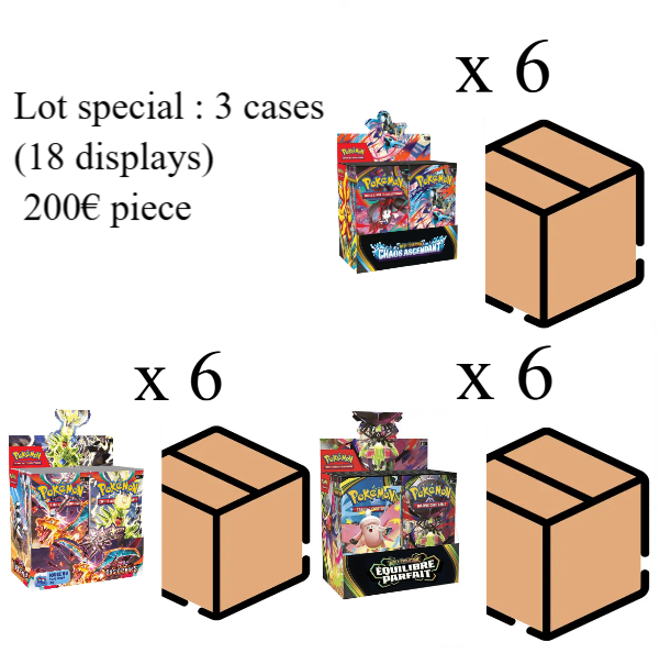 LOT Special 18 displays Pokémon