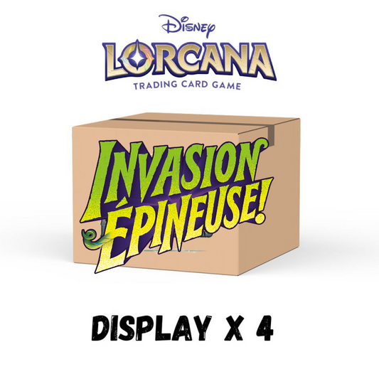 Case Display Lorcana - 4 Boites de 24 boosters - Chapitre 13 - Invasion Épineuse FR