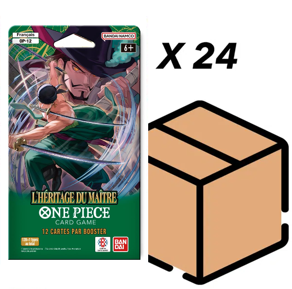Case de 24 Blister One piece OP-12 FR