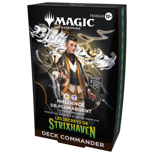 Deck commander Magic - Les secrets de Strixhaven - Influence de plumargent FR