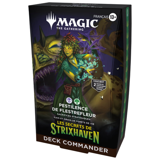 Deck commander Magic - Les secrets de Strixhaven - Pestilence de Flestrefleur FR
