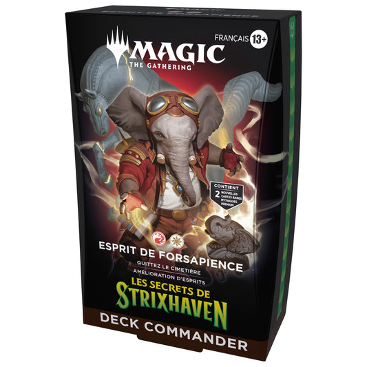 Deck commander Magic - Les secrets de Strixhaven - Esprit de Forsapience FR