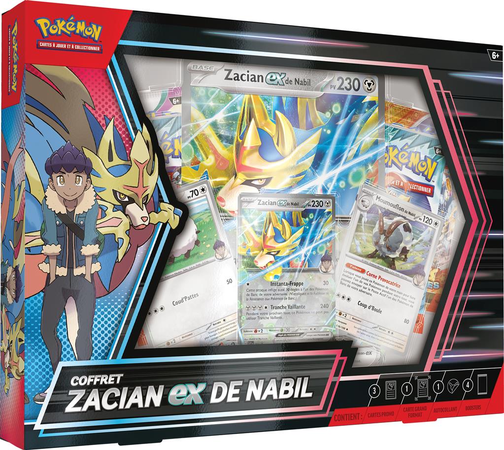 Coffret ex Mars Zacian-ex de Nabil