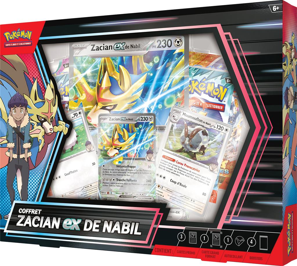 Coffret ex Mars Zacian-ex de Nabil