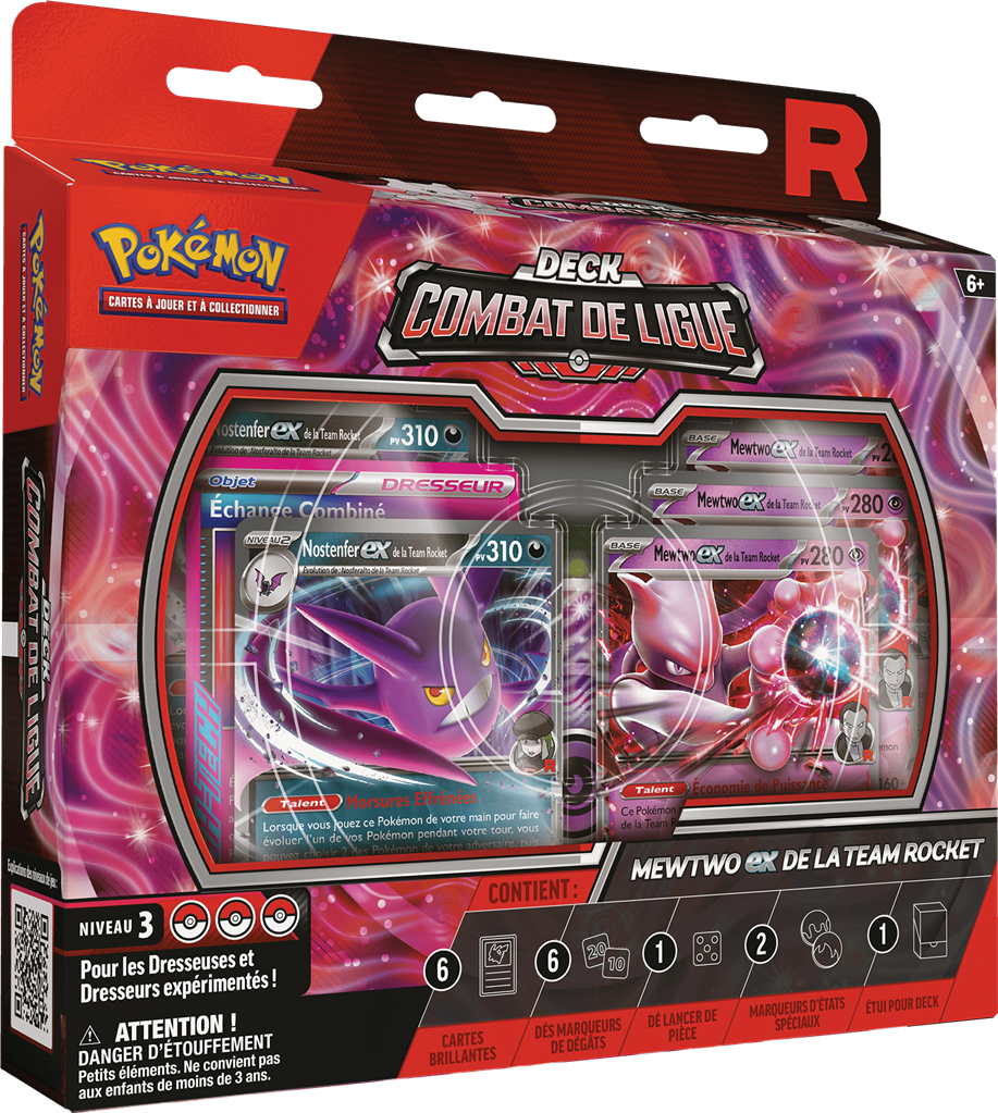 Deck combat de ligue - Mewtwo ex de la team rocket