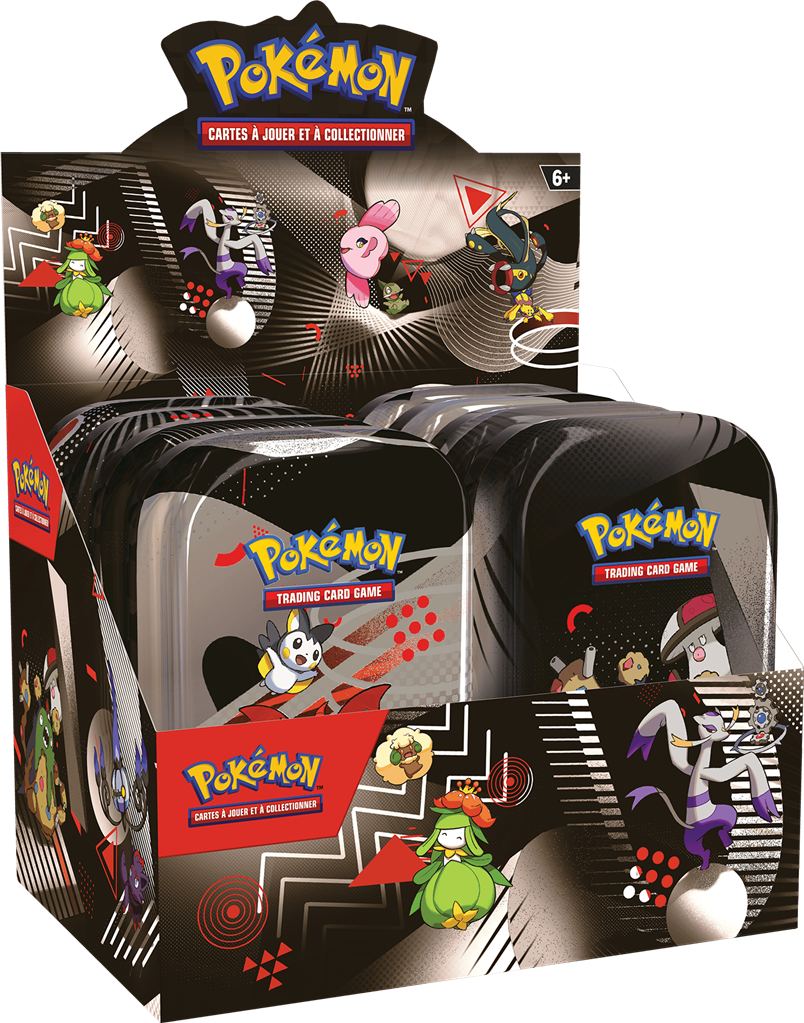 Display de Mini Tins - EV10.5 - Flamme blanche & Foudre noir