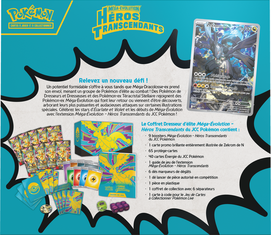 Coffret Pokémon Dresseur d'élite - ME2.5 - Héros Transcendants