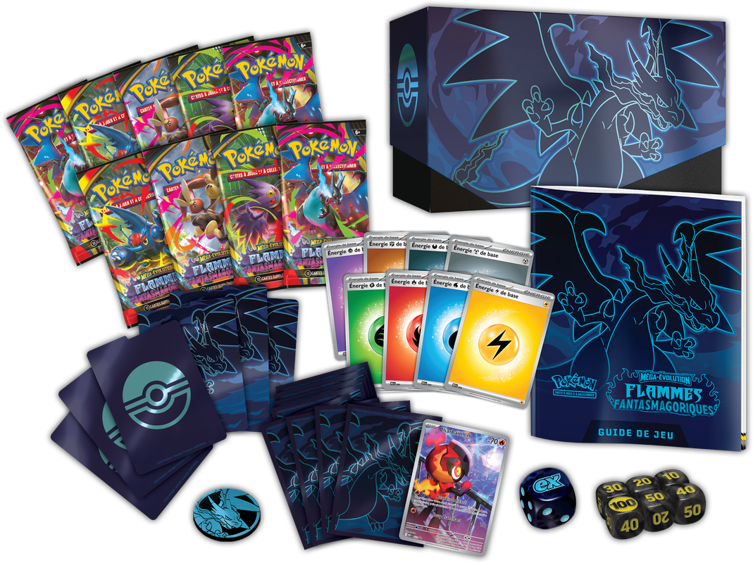 Coffret Pokémon Dresseur d'élite - ME02 - FLAMMES PHANTASTIQUE