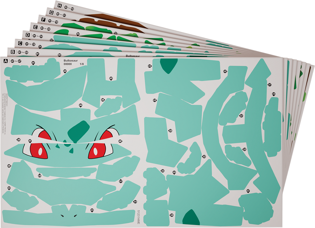 Bulbizarre - 4D Build Pokémon