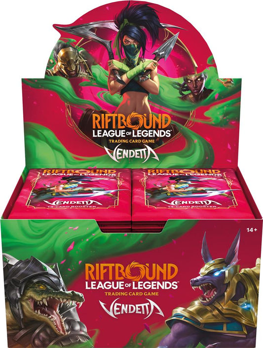 Riftbound: LoL TCG - Boîte de 24 Boosters - Set 4 Vendetta
