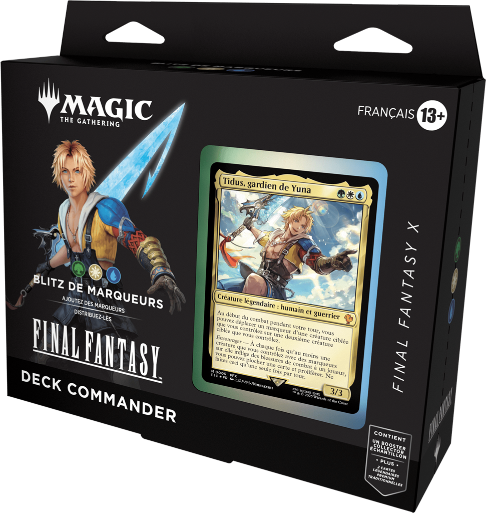 Deck commander Magic - Final Fantasy Blitz de marqueurs Titus FR