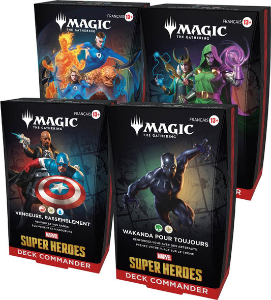 Deck commander MTG - Marvel Super Heros - Deck commander FR